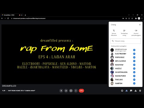 DREAMFILLED - LAWAN ARAH (ft. Electrooby, Popsickle, Wiarthajaya, Manutized, Nartok) | RapFromHome#4