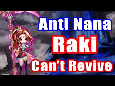 【Summoners War | Curry's RTA】Anti Nana super tanky Raki, insane skill3 can't revive enemy!