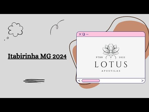 Apostila Prefeitura de Itabirinha MG 2024 Bioquímico