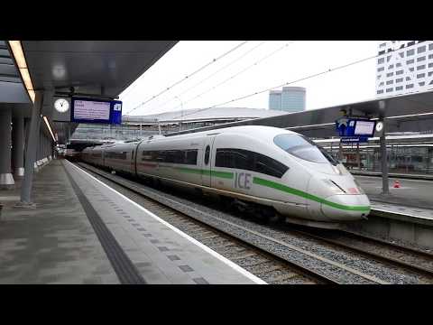 ICE 4603 vertrekt vanaf Utrecht Centraal richting Amsterdam - 25 januari 2020