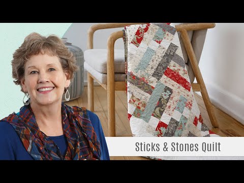How to Make a Sticks and Stones Quilt - Free Quilting Tutorial