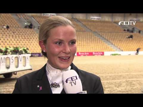 Reem Acra FEI World Cup™ Dressage 2013/2014 - Odense - Anna Kasprzak Wins