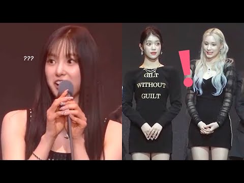 when the crowd was too shocked by yujin's visuals