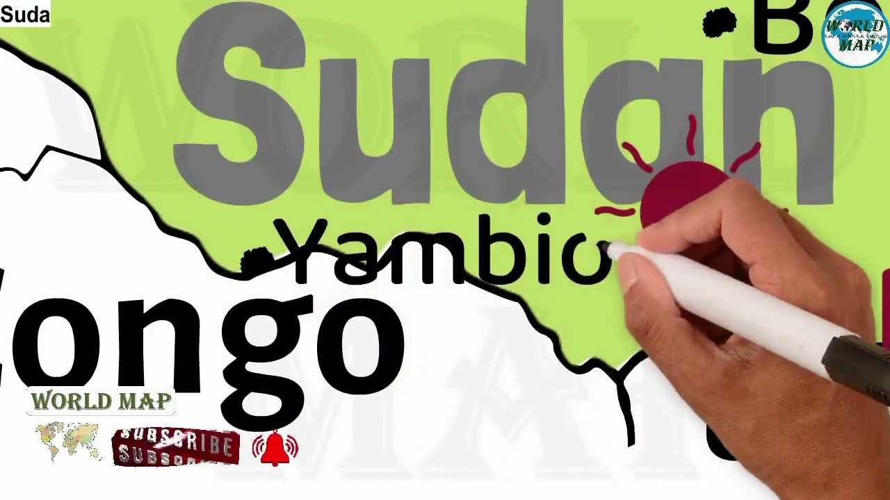 South Sudan Administrative Map, South Sudan Political Map, Border Map of South Sudan