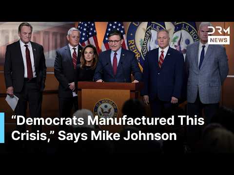 Mike Johnson, Lisa McClain, Mike Simpson, Steve Scalise Slams Dems For Government Shutdown | AC1G