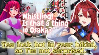 Liz Hits on IRyS in Osaka… and the Location Is Perfect | Learn Japanese with Liz & IRyS