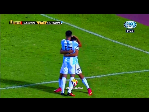 El Nacional (0) vs Atlético Tucuman (1) Resúmen - Copa Libertadores (08/02/2017)
