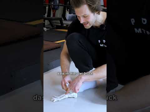 Sprunggelenksbeweglichkeit trainieren?! #shorts