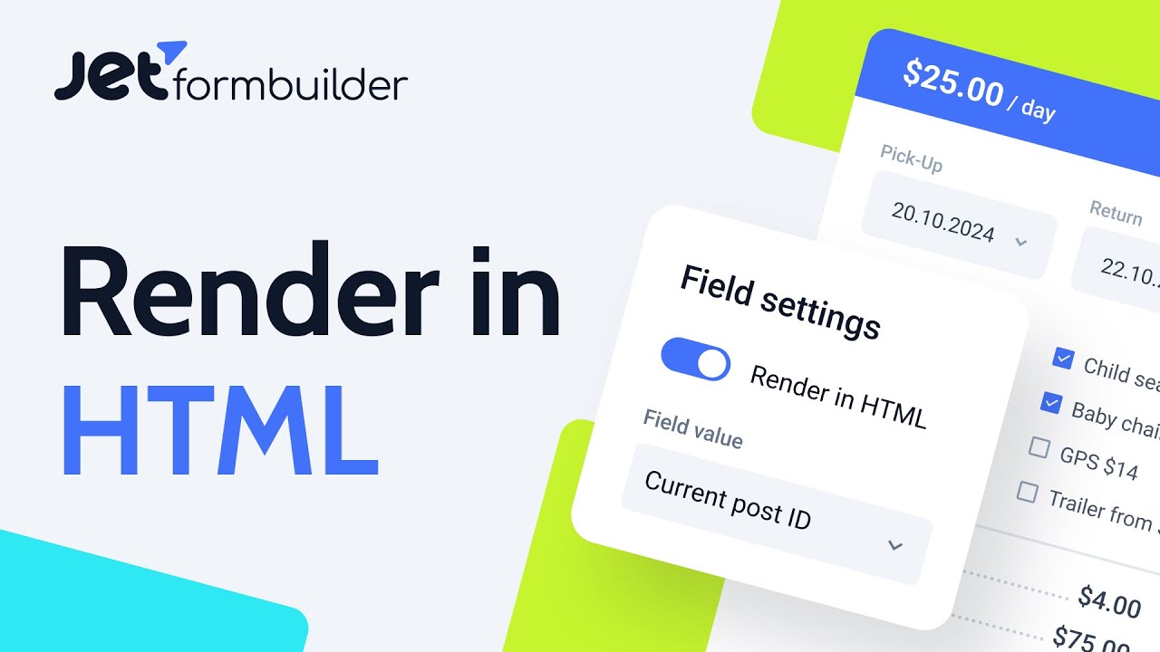 Render in HTML Feature: Hide Required WordPress Form Elements | JetFormBuilder