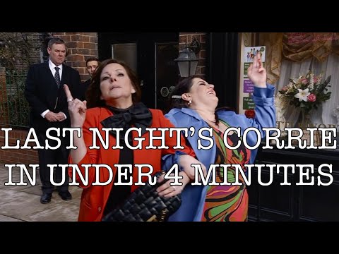 Last Night's Corrie in Under Four Minutes - 7 April 2023
