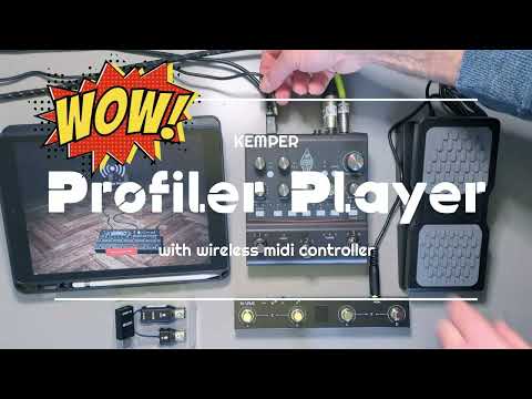 Kemper Profiler Player with wireless midi-foot-controller (easy setup)