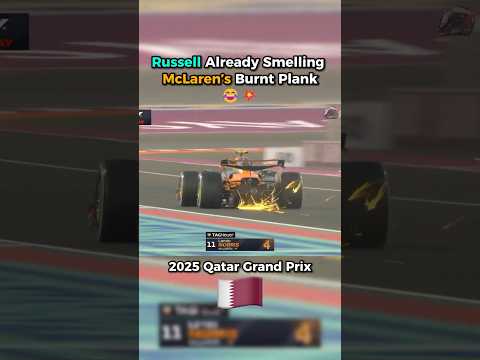 Russell Smells Trouble for McLaren 😂