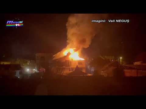 Jurnal MUSCEL TV 29.04.2021 Incendiu la Pensiunea Brâncovenească din Câmpulung