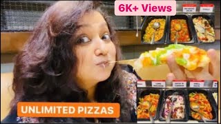 Sam's Pizza | Unlimited Pizza | 21 Types Of Salads | Garlic Breads | Soup to Dessert 😋 | Bhavnagar