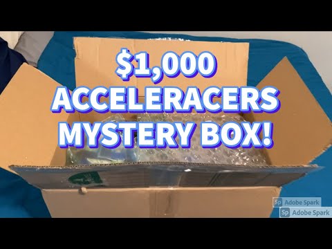I BOUGHT A $1,000 ACCELERACERS COLLECTION! HUGE ACCELERACERS MYSTERY BOX OPENING!