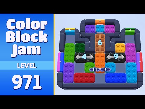 Color Block Jam Level 971 (972) | Every Puzzle Solved! 🎯