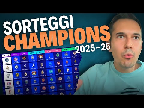 🧐 I LUCKED MYSELF‼️ CHAMPIONS LEAGUE DRAW 2025/26