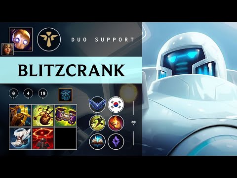 Blitzcrank Support vs Lulu - KR Diamond Patch 26.01