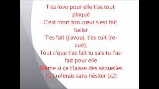 Sexion d&#39;assaut - tu l&#39;as fait pour elle lyrics.