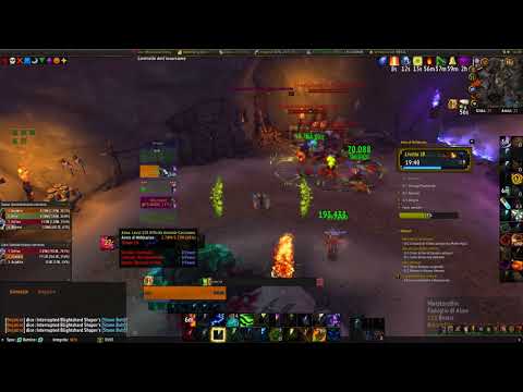 World Of Warcraft Neltharion's Lair Druid Resto POV +18 in time!!