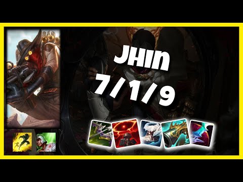 Jhin vs Miss Fortune EU Challenger BOT (7/1/9) Gameplay Replay - Patch 10.23
