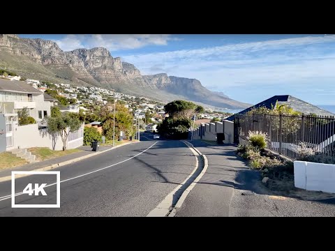 4K Cape Town Walk 2022 - Camps Bay - Spaziergang [ASMR Non Stop]