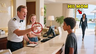Racist Manager Kicks Black Boy Out of the Hotel,  Instantly Regrets It When His Mother Arrives.