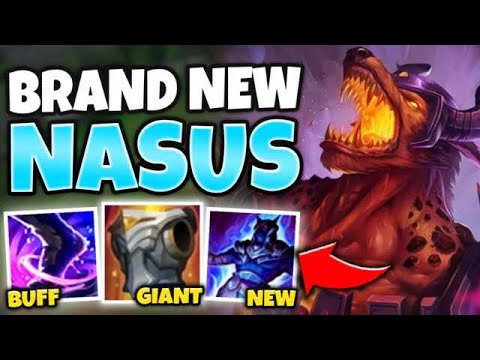 WTF?! NASUS BECOMES A GIANT WITH THIS INSANE BUFF! (W + R STACK NOW) - League of Legends