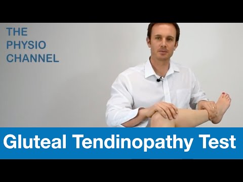 How to do a Special Test for Gluteal Tendinopathy of the lateral hip.