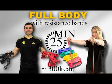 25-Minute Full-Body Resistance Band Workout | Sculpt, Strengthen & Tone at Home