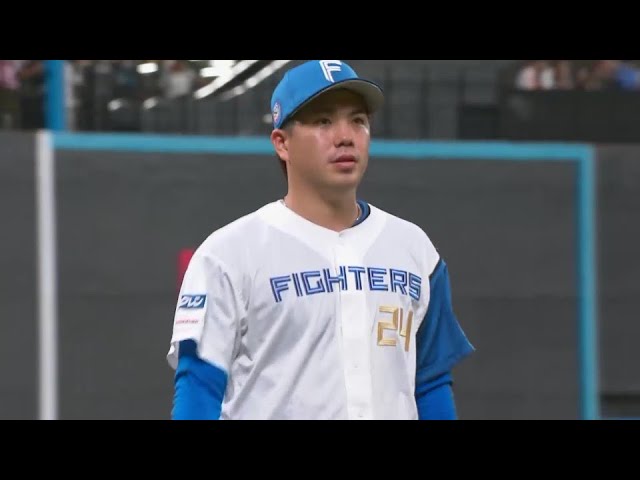 【7回表】ファイターズ・金村尚真 ノーアウト満塁のピンチを無失点で切り抜ける!!  2024年6月15日 北海道日本ハムファイターズ 対 読売ジャイアンツ
