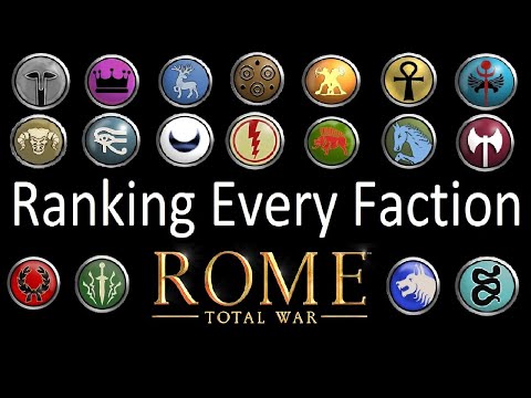 Ranking EVERY Rome Total War Faction