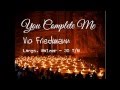 Vio Friedmann - You Complete Me (Langs. Walzer ...