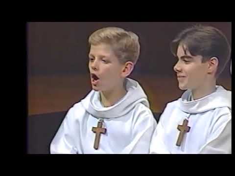 PCCB - The Little Singers of Paris - sings Duet for Two Cats - Soloist boy soprano - G. Rossini