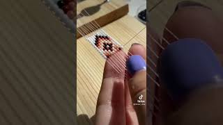 Loom seed bead weaving tutorial