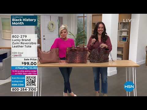 Lucky Brand Zemi Reversible Leather Tote