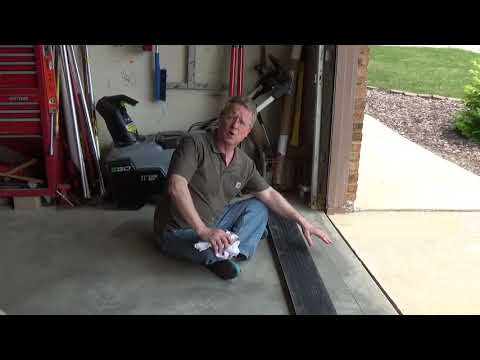 Garage Door Threshold for a Large Gap - Garadry