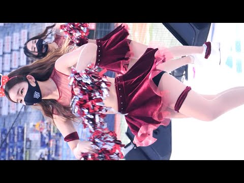 [4K] 김진아 정유민 이주아 치어리더 모아모아 직캠 Cheerleader fancam KT위즈 220406