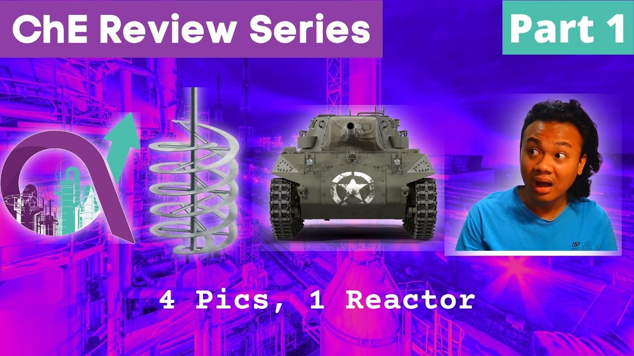ChE Review Series | CHEMICAL REACTION ENGINEERING PAST BOARD EXAM SOLVED PROBLEMS Part 1 (1-30)