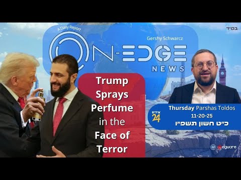 Trump Sprays Perfume in the Face of Terror | On Edge News | Gershy Schwarcz