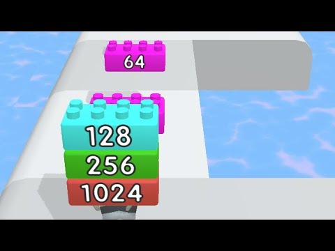 NOOB vs PRO vs HACKER - Brick Runner 2048