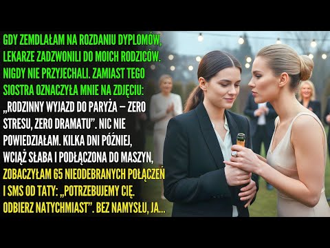 Zemdlałam na rozdaniu dyplomów. Lekarz dzwonił do rodziców... przyszedł tylko mój Dziadek Henryk