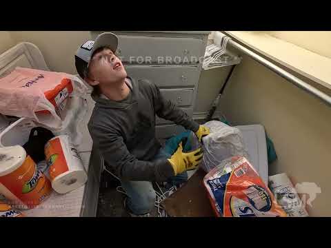 110522 Powderly, TX-Inside tornado damage homes, teen survivor sots.mp4