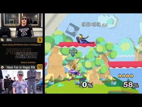 Purdue Spring 2019 Weekly #15 - Winners Semifinals - 804 vs Have Fun in Vegas Rik