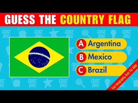 🌍 Guess the Country Flag – Fun Learning Quiz for Kids!