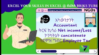 Advanced Excel  ለአካውንታንት