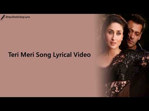 Teri Meri Prem Kahani Song | Lyrical Video | Bodyguard