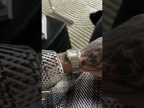 First day with the Cartier Santos!