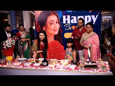 Chahat Pandey Birthday Celebration 2024 | Nath On Set | Bhojpuriya Mumbai Sangam