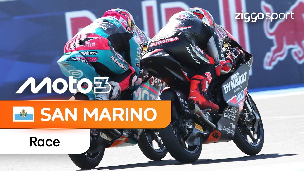 ONGEKEND! ZE GAAN ZIJ AAN ZIJ OVER DE FINISHLIJN 😱😱 | Samenvatting GP van San Marino | Moto3 2026